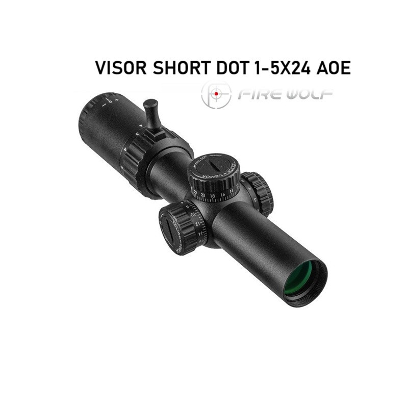 VISOR SHORT DOT 1-5X24 AOE FIRE WOLF
