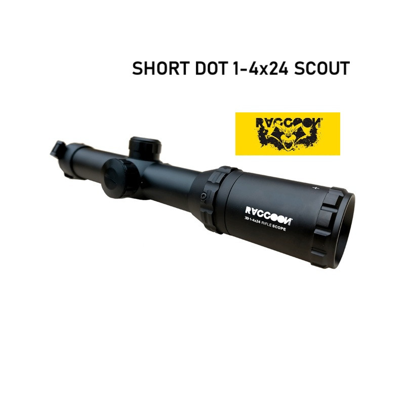 VISOR RACCOON SHORT DOT 1-4x24 SCOUT - SSR002