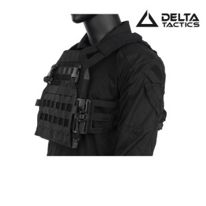 PLATE CARRIER FORCE MK3 BLACK DELTA TACTICS