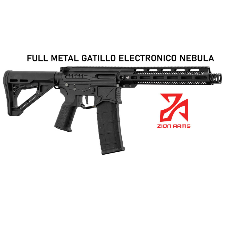 R15 mod 1 AEG Zion Arms NEGRA GUARDA MANOS LARGO