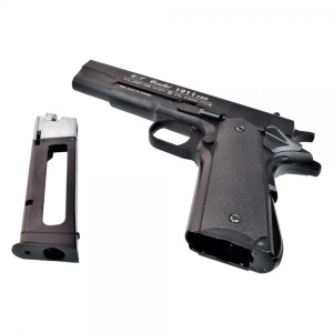 BRUNI PISTOLA CO2 4,5mm C.N.816 U.S. COMBAT FULL METAL NEGRA (BR-613M)