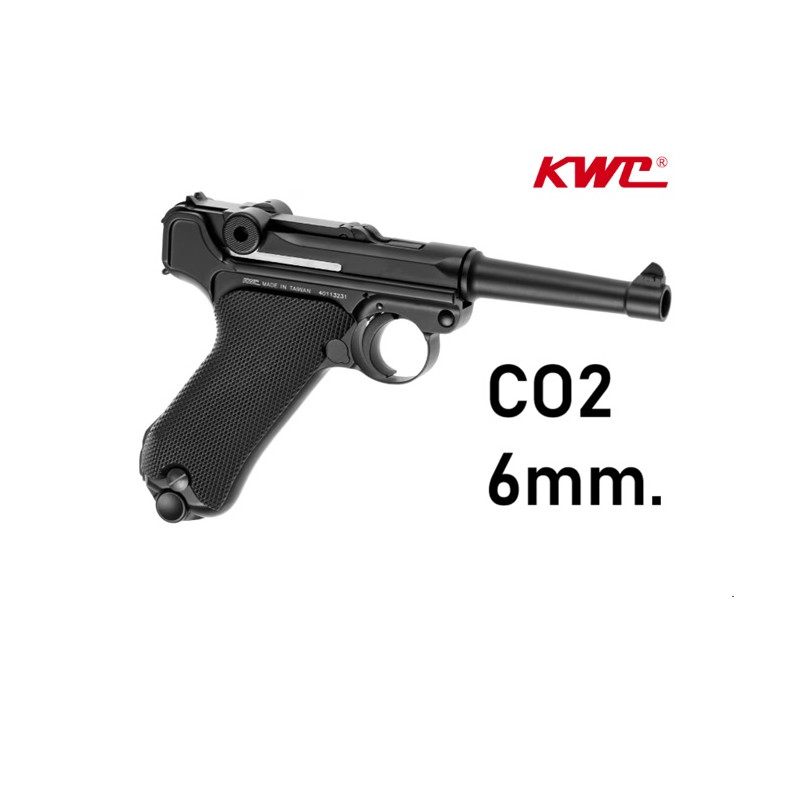 PISTOLA CO2 KWC  LUGER P08 CAL.6mm