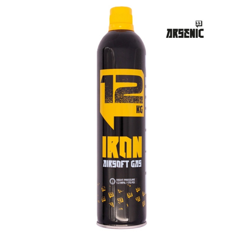 GAS ARSENIC IRON 12KG CON SILICONA 600ml