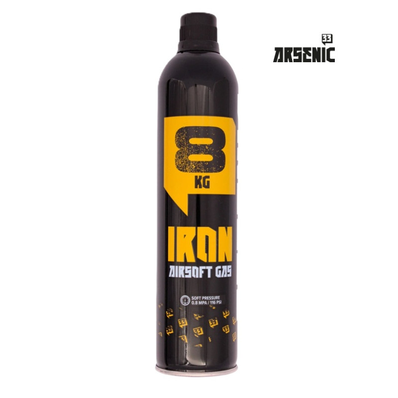 GAS ARSENIC IRON 8KG SIN SILICONA 600ml