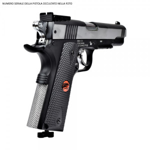 BRUNI PISTOLA CO2 4,5mm C.N.816 U.S. COMBAT FULL METAL SILVER (BR-601MS)