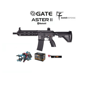 AEG SHOGUN ASTER MK1 BLACK COMBO SAIGO DEFENSE