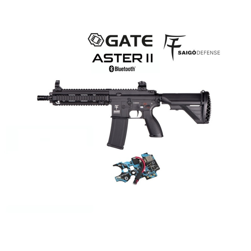 AEG SHOGUN ASTER MK1 BLACK COMBO SAIGO DEFENSE