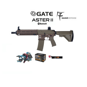 AEG SHOGUN ASTER MK1 TAN COMBO SAIGO DEFENSE