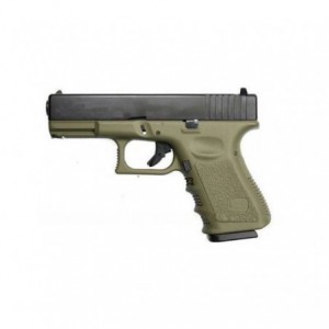 PISTOLA GAS GLOCK 23 METAL SLIDE BITONO BLACK OD