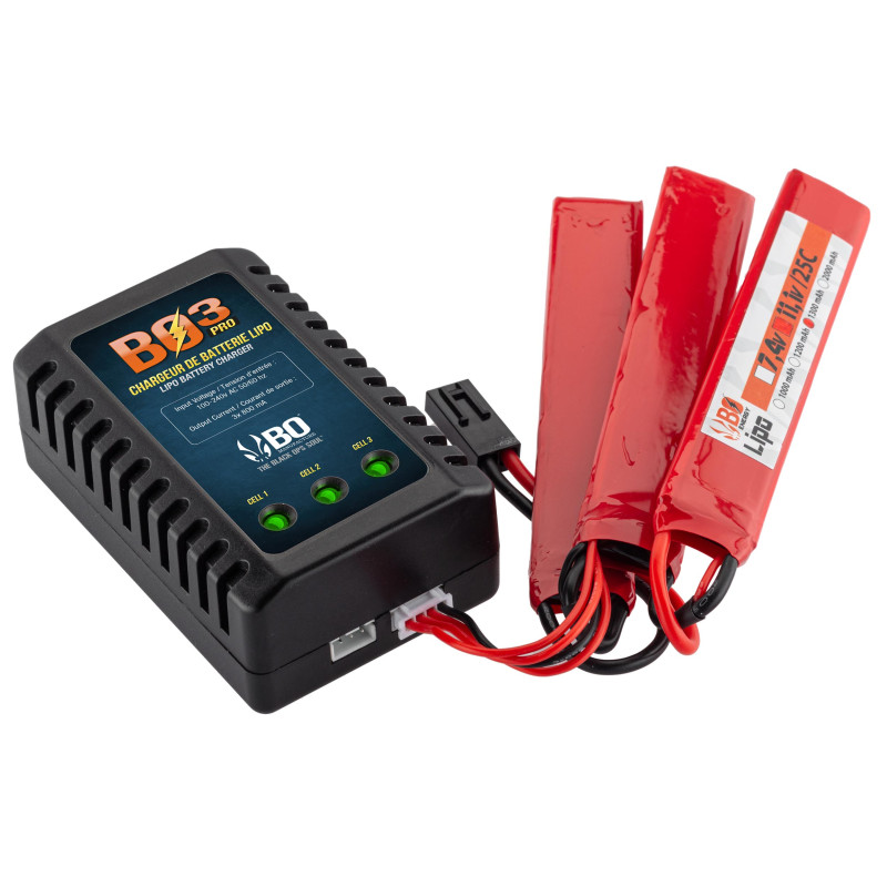 Cargador de bateria BO3 LiPo 7,4V  / 11,1V