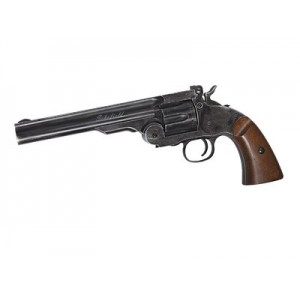 REVOLVER CAL. 4,5 CO2 SCHOFIELD 6" NEGRO FULL METAL ASG