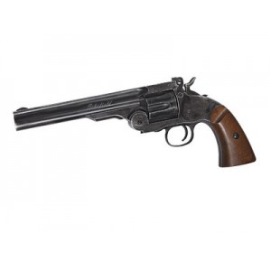 REVOLVER CAL. 4,5 CO2 SCHOFIELD 6" NEGRO FULL METAL