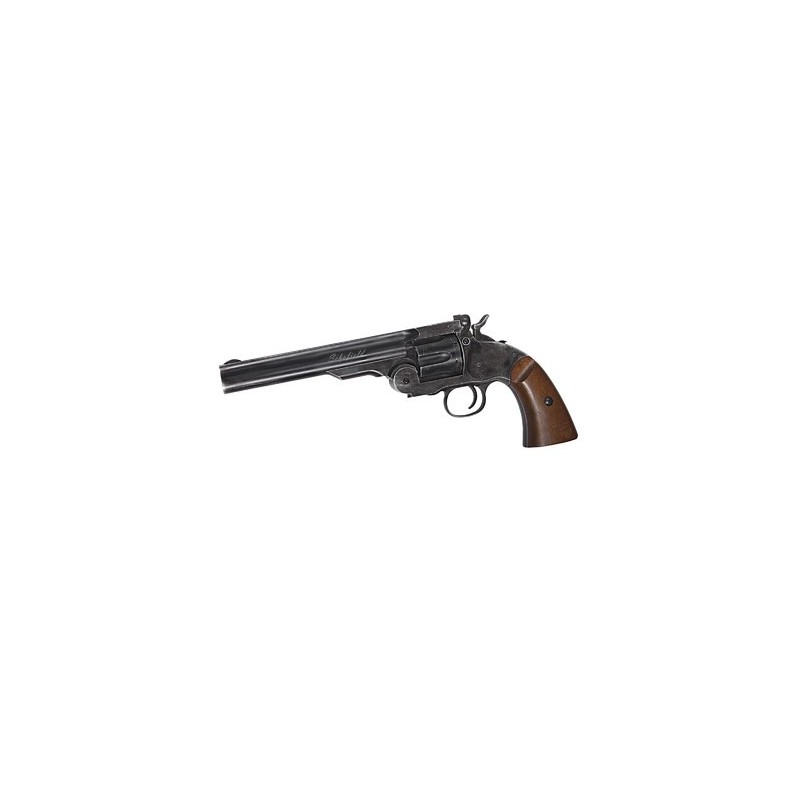 REVOLVER CAL. 4,5 CO2 SCHOFIELD 6" NEGRO FULL METAL