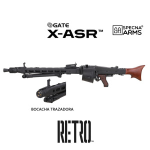 FUSIL SPECNA ARMS MG42 RETRO AEG X-ASR Y TRACER
