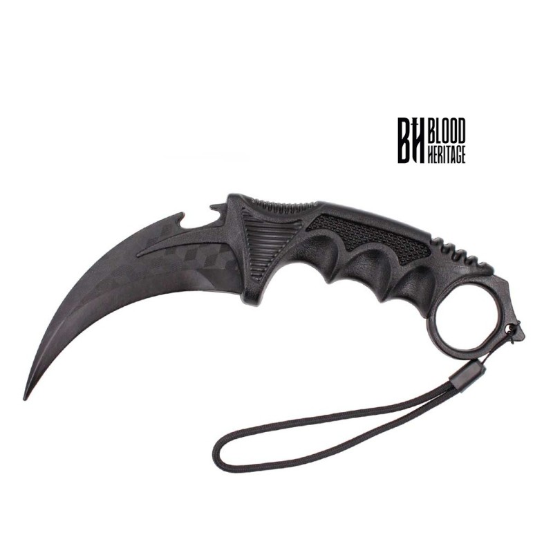 CUCHILLO BH KARAMBIT DUMMY 179 TRG 22CM NEGRO