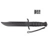 CUCHILLO BH DUMMY 177 TRG 31CM NEGRO