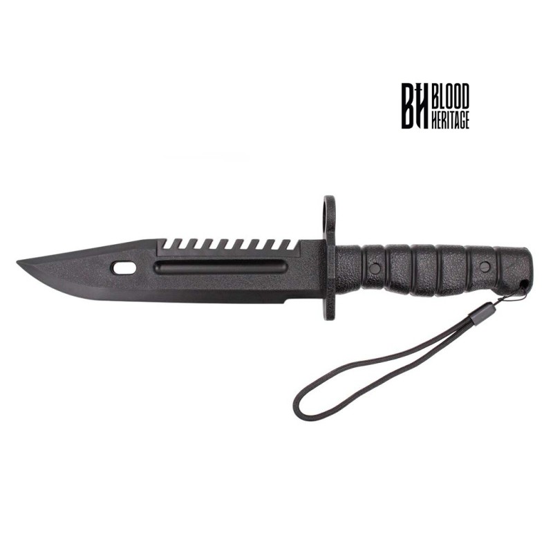 CUCHILLO BH DUMMY 178 TRG 30CM NEGRO