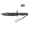 CUCHILLO BH DUMMY 178 TRG 30CM NEGRO