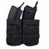 PORTACARGADOR DOBLE 36/AK/M14/SR25 NEGRO DELTA TACTICS