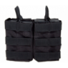 PORTACARGADOR DOBLE 36/AK/M14/SR25 NEGRO DELTA TACTICS