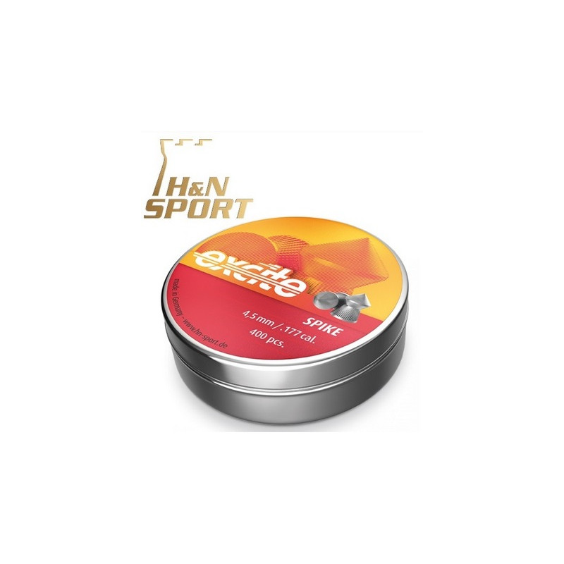 BALINES PUNTA H&N Excite Spike 0,56g lata 400 unid. 4,5mm