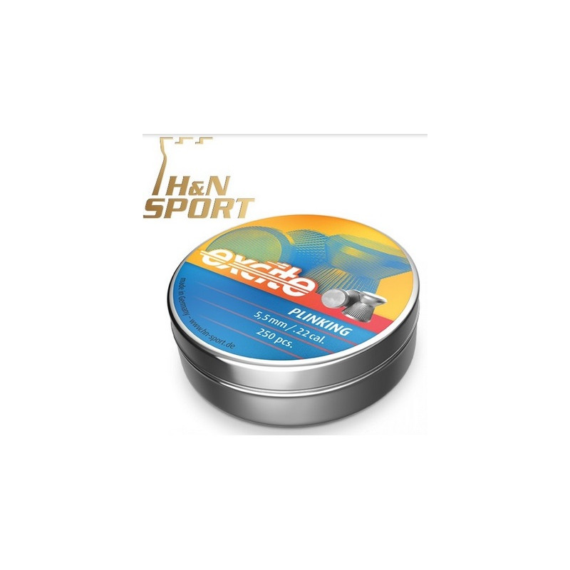 BALINES H&N Excite Plinking 0,83g lata 250 unid. 5,5mm