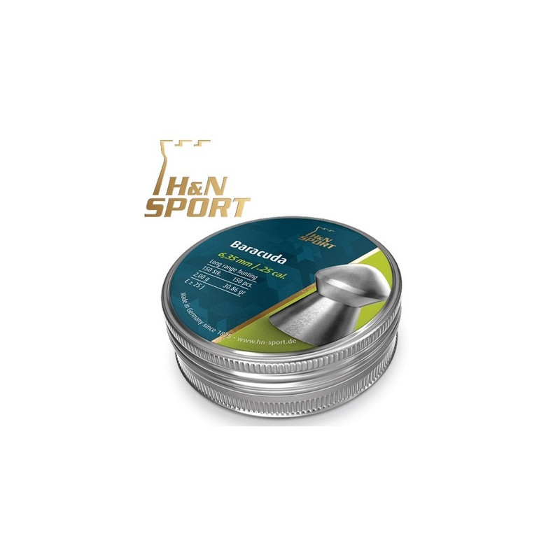 BALINES H&N Barracuda 2,0g lata 150 unid. 6,35mm