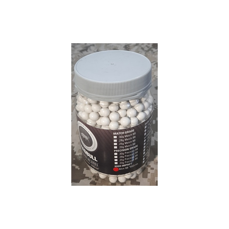 BOLAS MADBULL 8MM 0,48GRS