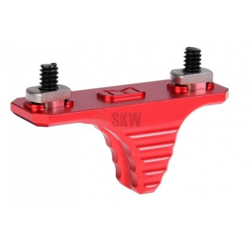 GRIP DELANTERO PHASE 5 ALUMINIO rail recto ROJO