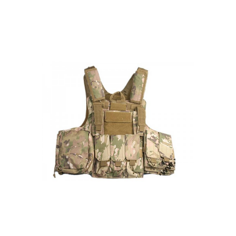 CHALECO TACTICO C.I.R.AS. MULTICAM