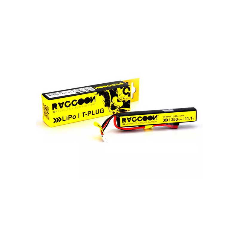 Batería RACCOON PRO 1250mAh 25/50C 11.1V STICK