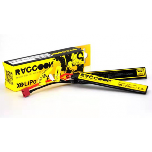 Batería RACCOON PRO 1250mAh 25/50C 7.4V Nunchuck 2x