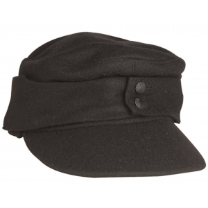 GERMAN WWII BLACK M43 TANKER FIELD CAP