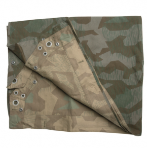 GERM.WWII SPLINTER CAMO M34 SHELTER HALF