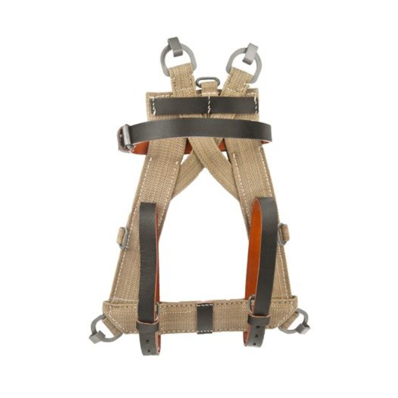 A-frame Sturmgepäck - with leather straps - repro