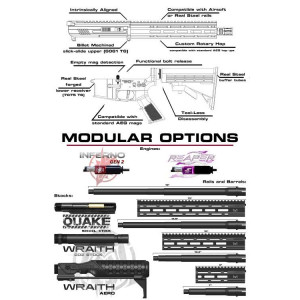 10.3" BARREL WOLVERINE MTW WITH REAPER ENGINE AND STANDARD STOCK, 10"RAIL