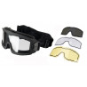 Gafas negras de la serie AERO Thermal con 3 pantallas‎ Lancer Tactical
