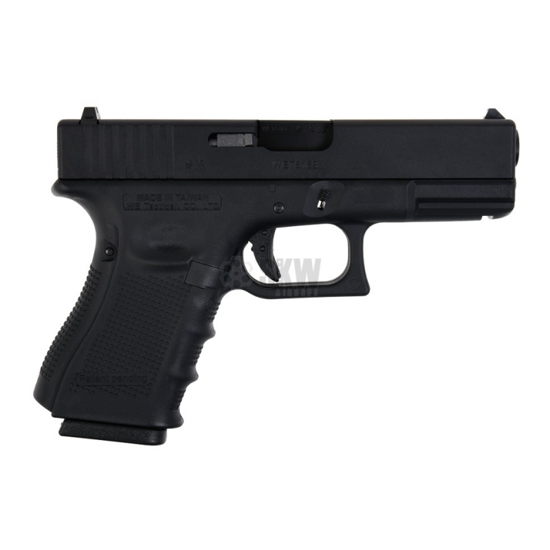 PISTOLA DE GAS GLOCK 19 GEN4 NEGRA GBB WE-G003B-BK PISTOLA DE GAS GLOCK 19 GEN4 NEGRA GBB WE-G003B-BK