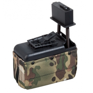 CARGADOR DRUM M249 MINI A&K 1500 RDS multicam