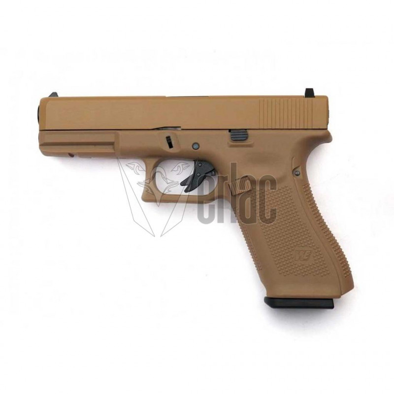 PISTOLA WE GLOCK 17 V5 FULL METAL TAN