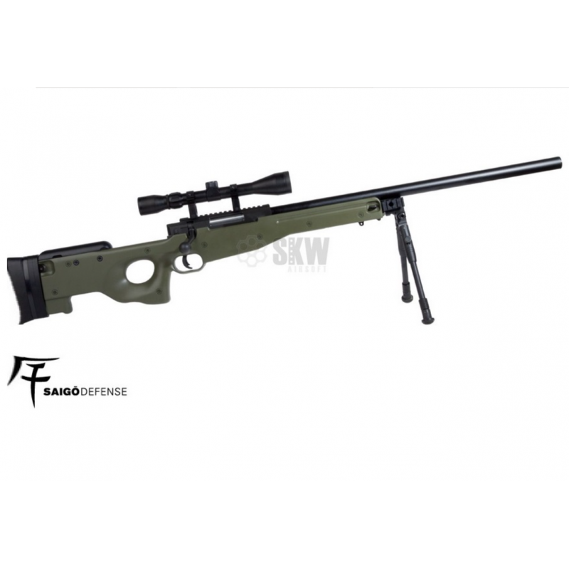 FUSIL FRANCOTIRADOR SNIPER SAIGO L96 MUELLE OD (MB01 WELL)