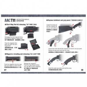 SNIPER Action Army AAC T11 Spring Airsoft Rifle