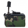 CARGADOR DRUM M249 MINI A&K 1500 RDS WOODLAND