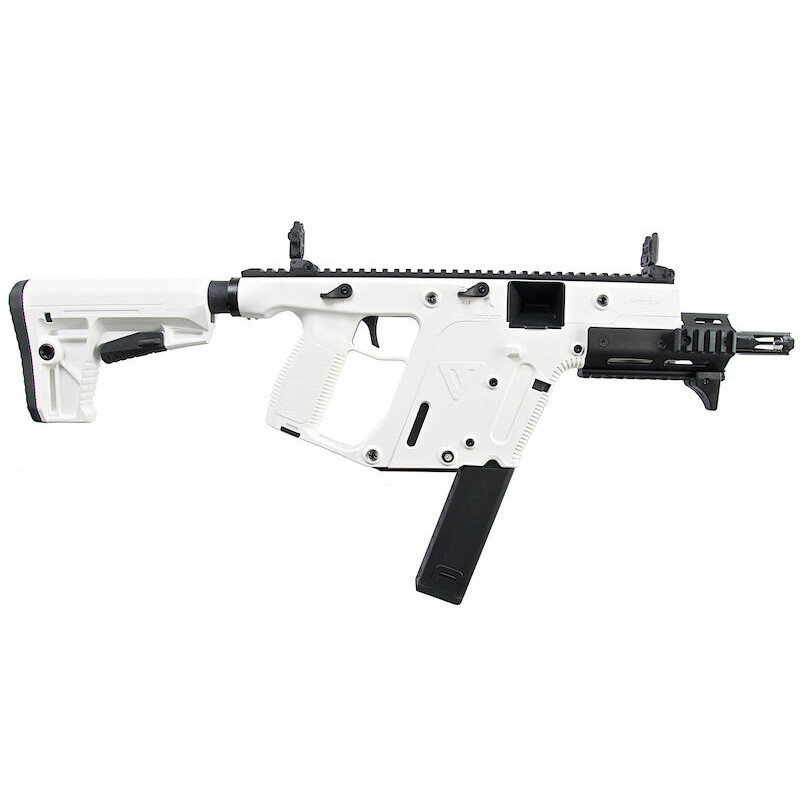 KRYTAC KRISS VECTOR LIMITED EDITION 'ALPINE WHITE' AEG SMG RIFLE KRYTAC KRISS VECTOR LIMITED EDITION 'ALPINE WHITE' AEG SMG RIFLE