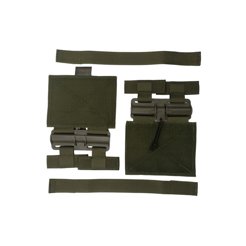 Conquer QR Buckle Set for Tactical Vest OD