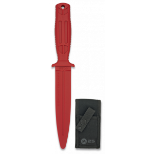 CUCHILLO ENTRENAMIENTO K25 ROJO