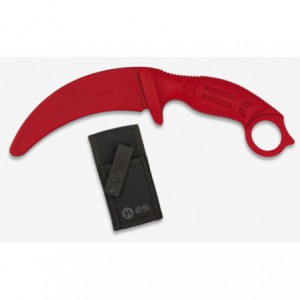 Cuchillo Entrenamiento K25 Rojo. H: 10.6