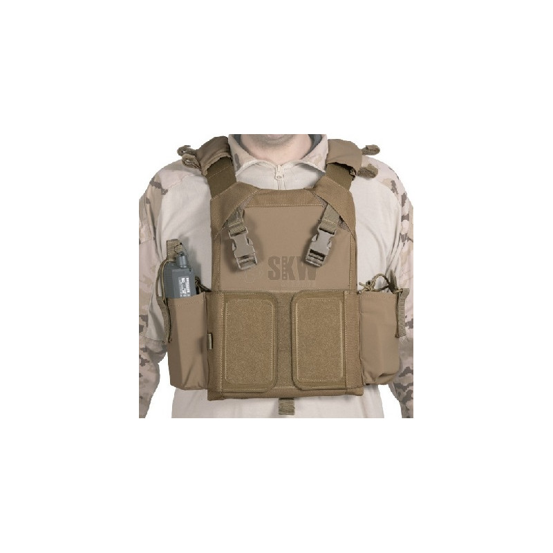 PLATE CARRIER FORCE MK2 COYOTE CHALECO DELTA TACTICS