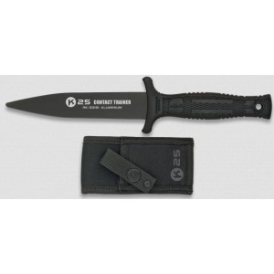 cuchillo K25 entrenamiento negro.12.5 cm