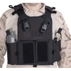 PLATE CARRIER FORCE MK2 BLACK DELTA TACTICS